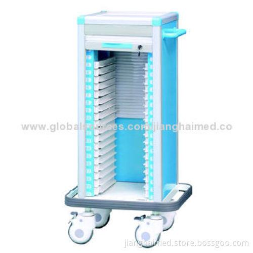 Case History Trolley, Aluminum Alloy Frame, Stainless Steel, CE/ISO9001